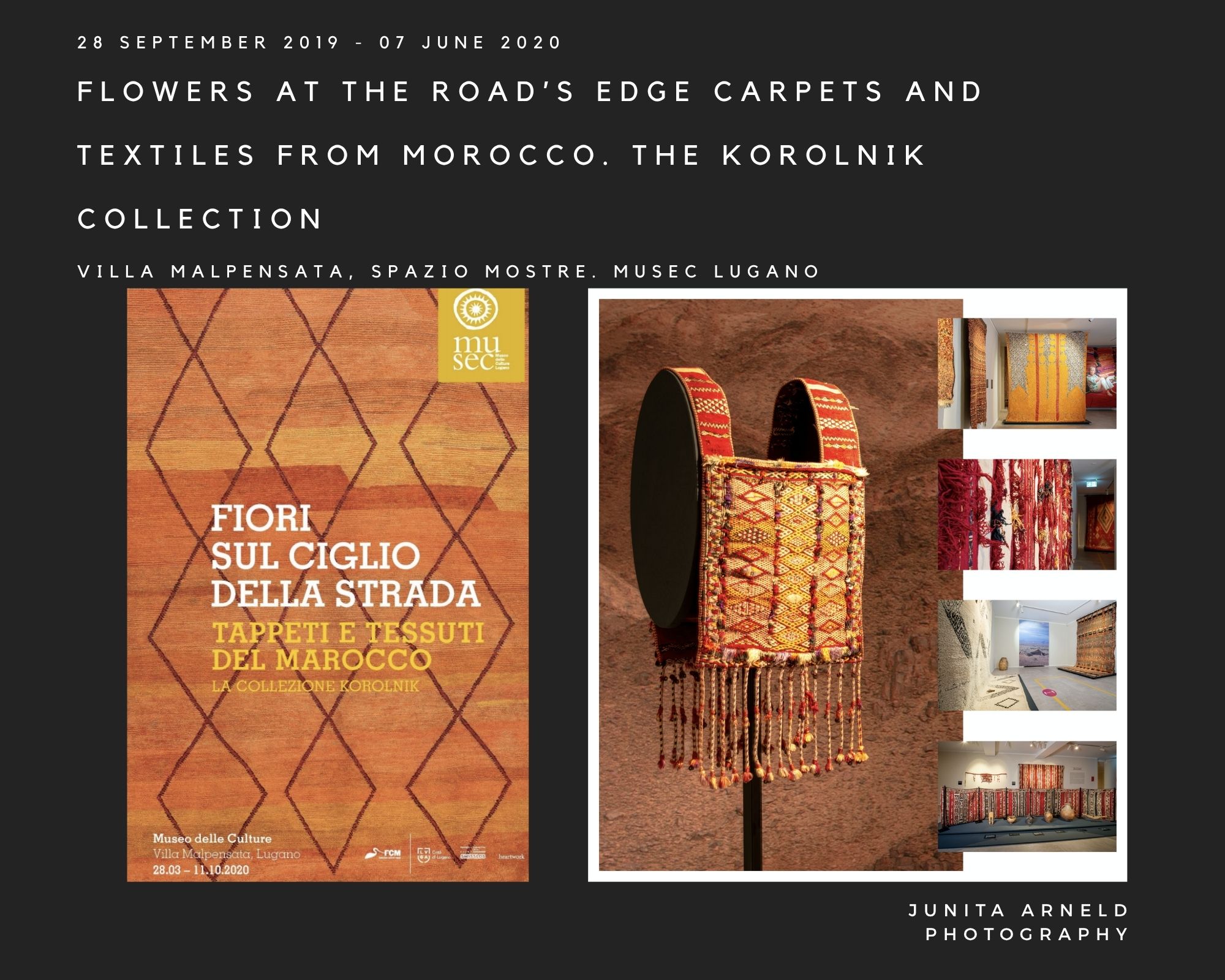 Cover — Flowers at the Road’s Edge. Carpets and Textiles from Morocco. The Korolnik Collection